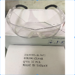 SS-8072 SAFETY SPECTACLE TAIWAN CLEAR(SMOKE LEN) 12 PAIRS